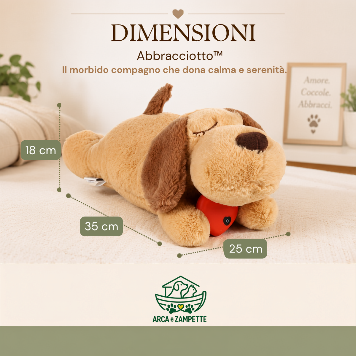 Abbracciotto™ – Peluche Anti Ansia per Cani e Gatti