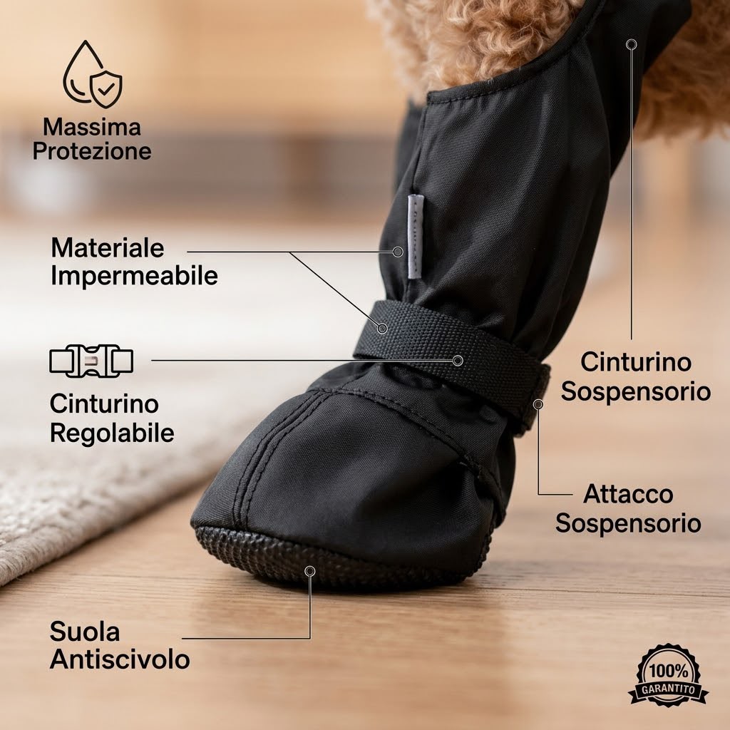 ZampetteAsciutte™ – Stivaletti Sospesi Impermeabili